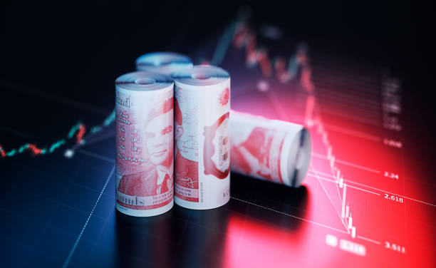 istock 50 British Pound Bills Over Financial Chart Background 2152883394