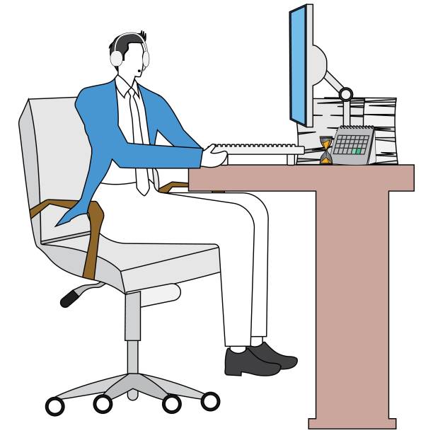 istock Businessman Hourglass, Businessman overworked 2152886741