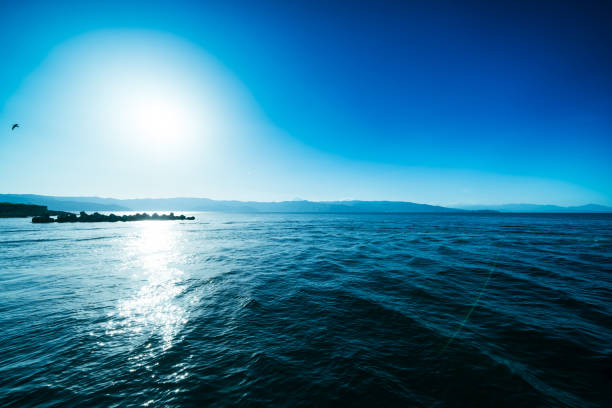 Beautiful sea seen from Hatsushima