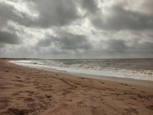 istock Clouds and the sands in the Beach 2152910615