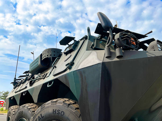 Tugu Anoa, is a built monument  located at PIK 2 street Tangerang, Indonesia. It showcase The Anoa, an armored personnel carrier vehicle used for war and military based action.