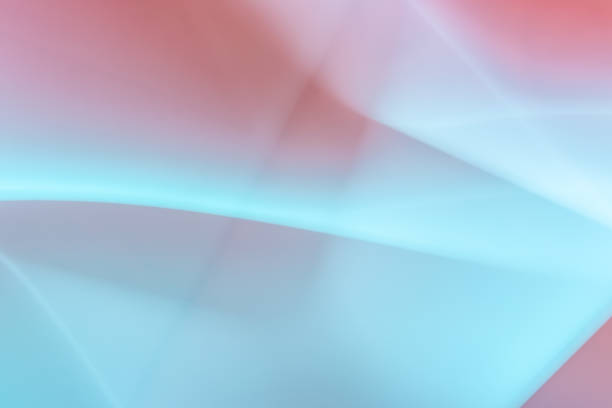 abstract background with smooth lines in light blue and pink colors.