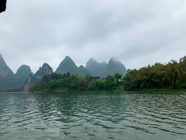 Guilin mountain near the river