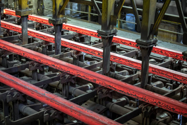 Steels During Processing in Iron and Steel Factory