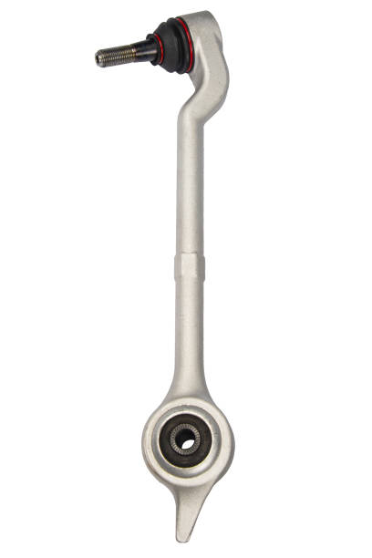 istock Front stabilizer isolated on white background. New car spare parts. Stabilizer link isolated. Rod connecting link. New car stabilizer links. Quality spare parts for car service or maintenance 2152928197