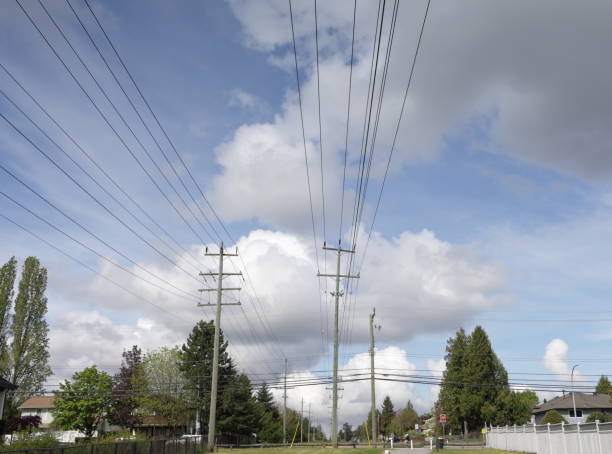 istock Power Distribution Lines in Metro Vancouver, Canada 2152931279
