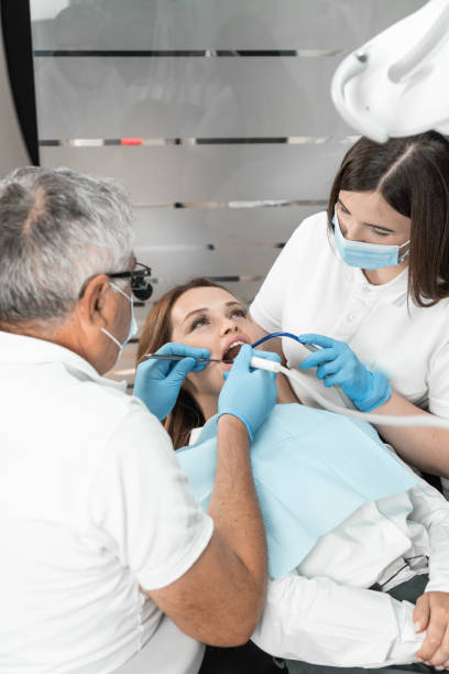 istock A dentist provides professional diagnostics and effective treatment aimed at solving specific oral health problems. Her expertise guarantees a successful outcome. 2152932303