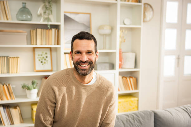 istock Portrait of young man at home 2152945738