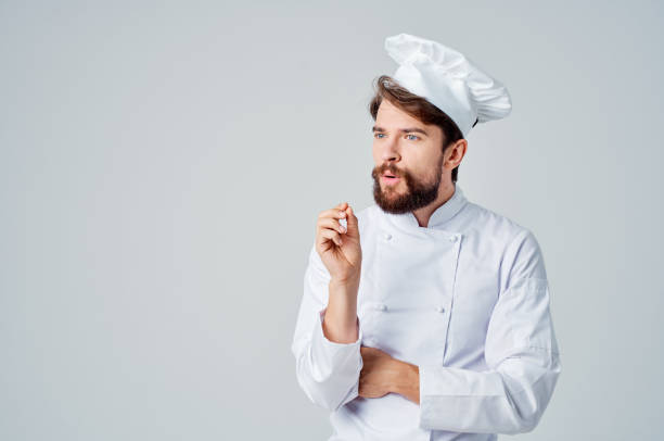 istock bearded man chef Cooking culinary industry Professional emotions 2152949685