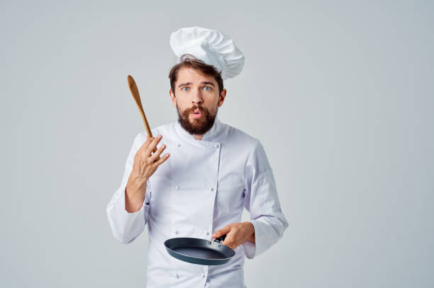 istock male chef kitchenware cooking service job 2152950428