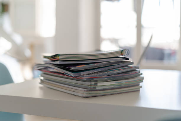 Piled Stack of Textbooks After a Grueling Afternoon of Study. Study Fatigue concept. Overload