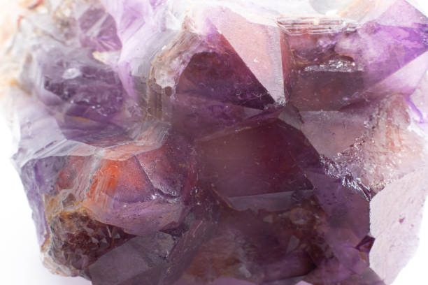 istock Purple and red amethyst crystal 2152957317