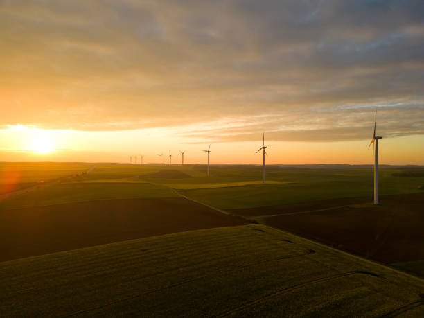 istock Wind Turbines - Aerial 2152957981