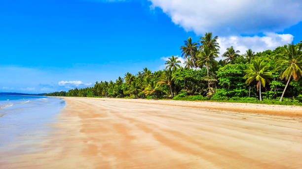 istock Superb Australian beach with no one and blue sky 2152958008