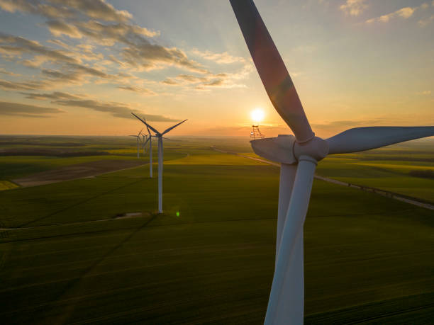 istock Wind Turbines - Aerial 2152958114