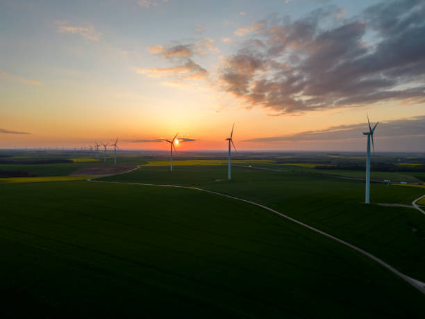 istock Wind Turbines - Aerial 2152958118