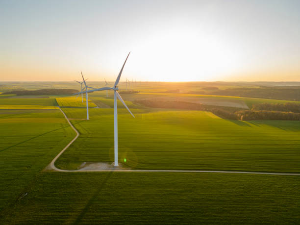 istock Wind Turbines - Aerial 2152958131