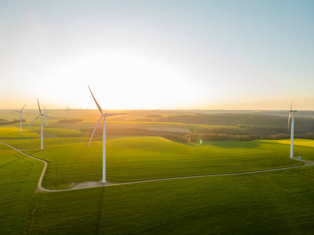 istock Wind Turbines - Aerial 2152958133
