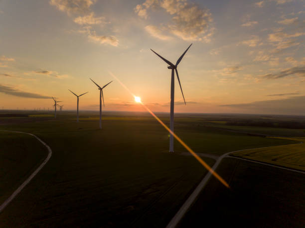 istock Wind Turbines - Aerial 2152958148