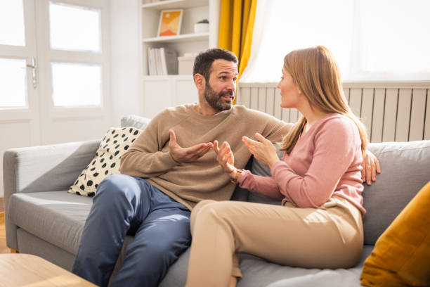 istock Young couple at home 2152962910