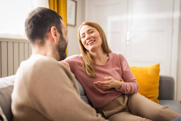 istock Young couple at home 2152962940