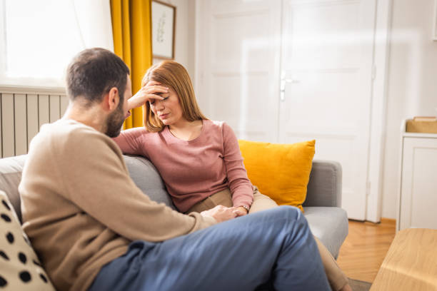 istock Young couple at home 2152962950