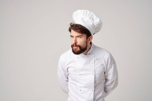 istock Man restaurant service Professional hand gesture isolated background 2152966287