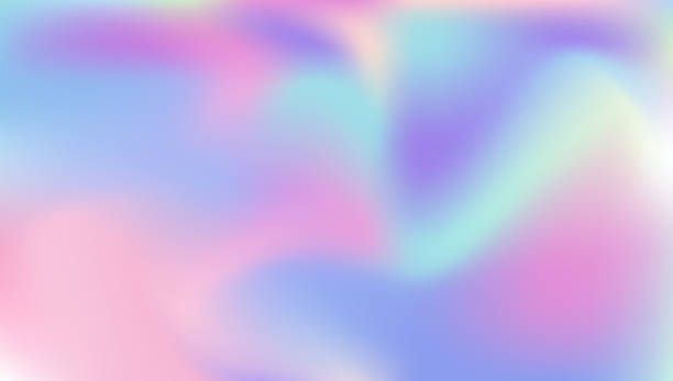 istock Holographic Texture. Fashion Foil. Iridescent Gradient. Abstract Background. Blur Glitch. Pink Shiny Background. Metal Minimalist Illustration. Girlie Light. Blue Holographic Texture 2152967158