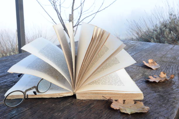 istock Book fanned out on an old table 2152969925