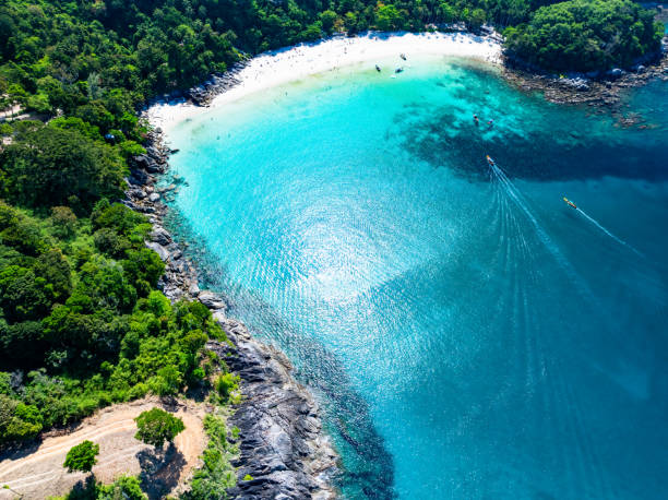 istock Amazing tropical seashore landscape background 2152979281