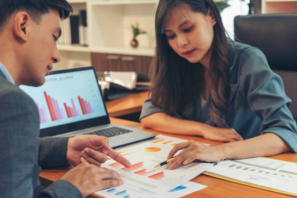 istock Business strategy team report chart, graph, infographic data analyze financial report plan. Hands team partner planning marketing finance statistics sale report with excel spreadsheet accountting 2152983500
