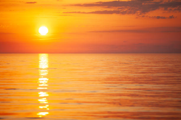 istock Beautiful sunset over the sea 2152987826