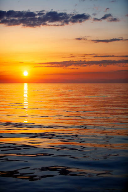 istock Beautiful sunset over the sea 2152987853