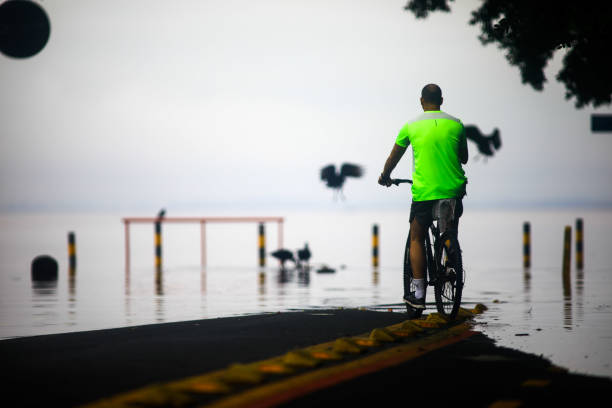 Biggest flood, Lake Guaiba overflows, Ipanema neighborhood, south zone of Porto Alegre.