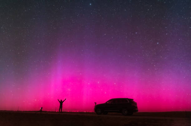 istock The Arctic Light Burst captured in Sunite Left Banner, Inner Mongolia, China 2152994888