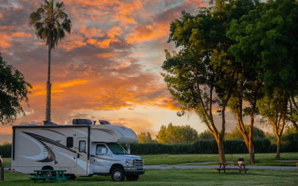 istock Camping in Rv in nature 2152997508