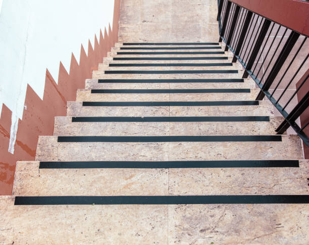 Spiral staircase Geometric Modern building Architecture details Abstract Background