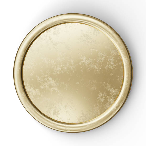 Golden Coin on White Background. 3D Illustration. File With Clipping Path.