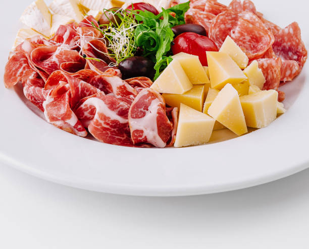 istock Gourmet charcuterie and cheese platter 2153009825
