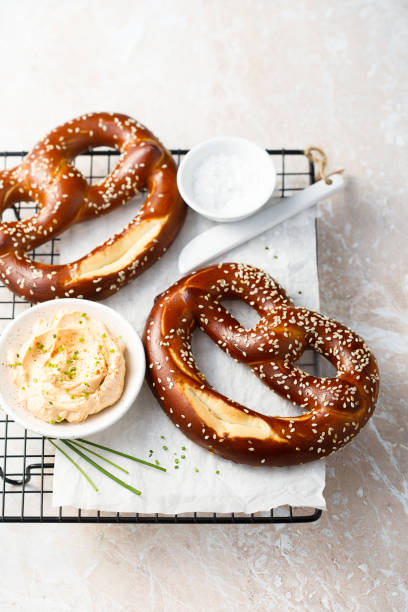 istock Pretzels with cheese dip 2153014588
