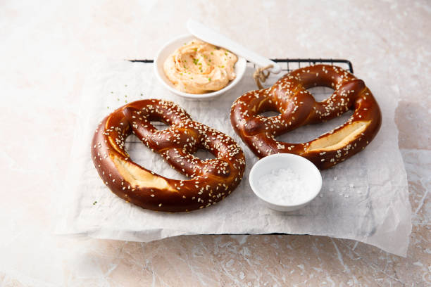 istock Pretzels with cheese dip 2153015208