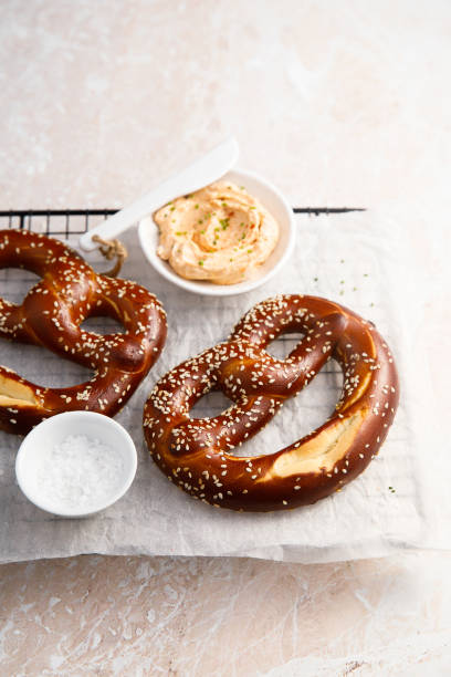 istock Pretzels with cheese dip 2153015658