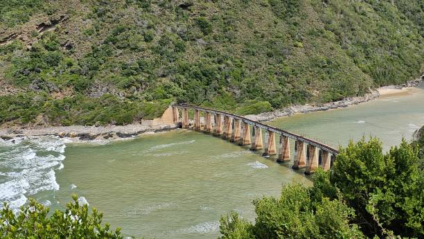 istock Bridge Over River Near Mountain 2153017317