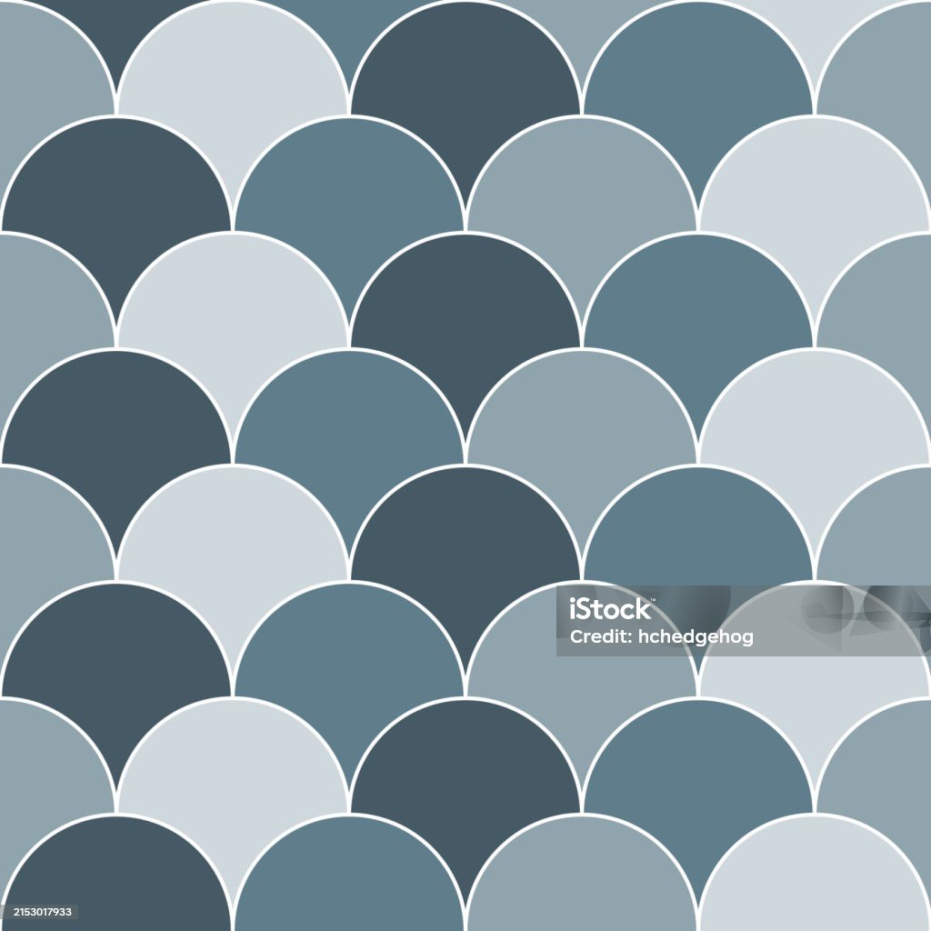 Fish Scales Pattern Stock Illustration - Download Image Now - Abstract ...