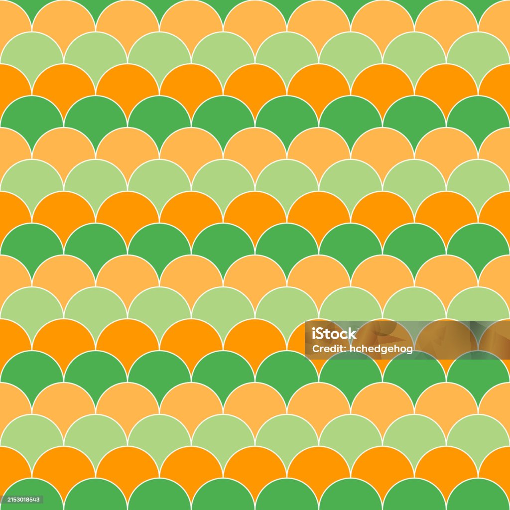 Retro Striped Fish Scale Pattern Fish Scales Pattern Stock Illustration - Download Image Now - Abstract ...