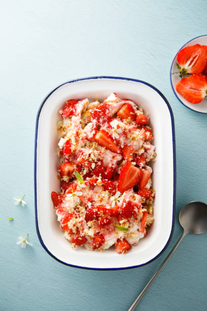 istock Strawberry tiramisu or trifle 2153018554
