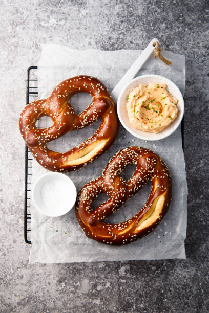 istock Pretzels with cheese dip 2153018670