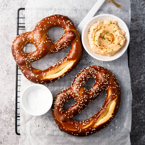 istock Pretzels with cheese dip 2153018718