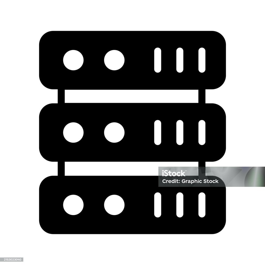 Vector Database Service Database Server Vector Design Ready For Premium Use Stock Illustration ...