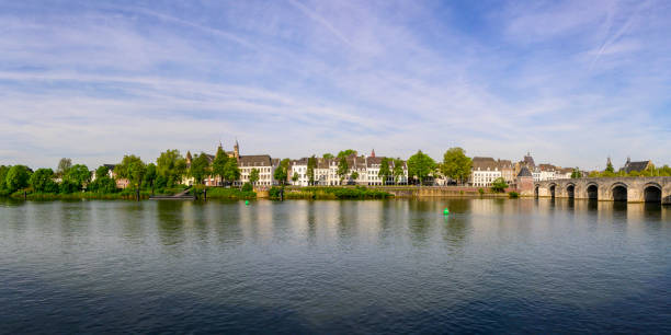 istock Maastricht view with the St. Servatius Bridge over the Meuse 2153027045